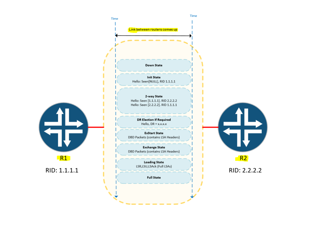 OSPF Neighbor Adjacency States and OSPF neighbor Forming Process