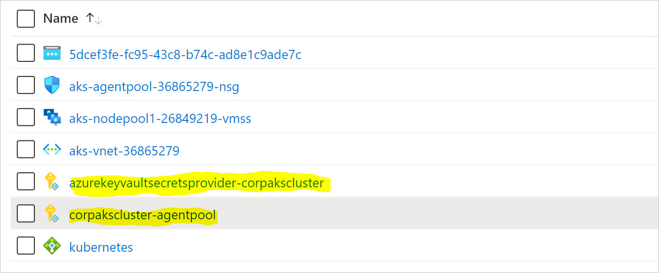 Access Secrets from Azure Key Vault in Azure Kubernetes Service